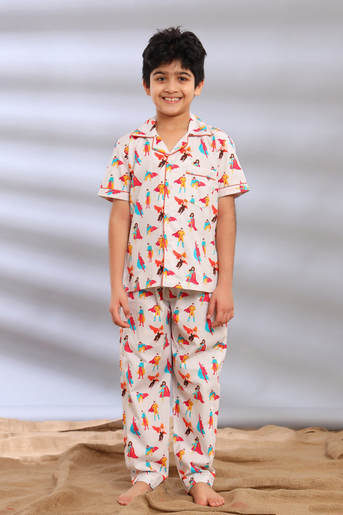 Buy Chheent Pure Cotton Night Suit Set For Baby Boys And Girls (7-8 Years)  Online at Best Prices in India - JioMart.